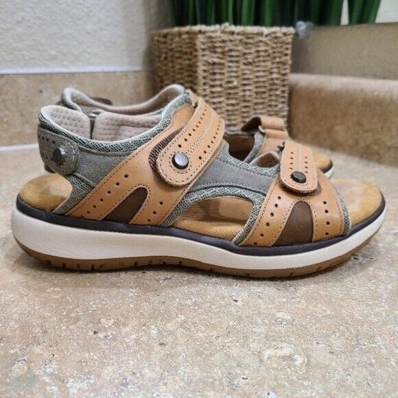 SAS Tan Embark Adjustable Sport Comfort Sandals Shoes Size 6 - Picture 5 of 12